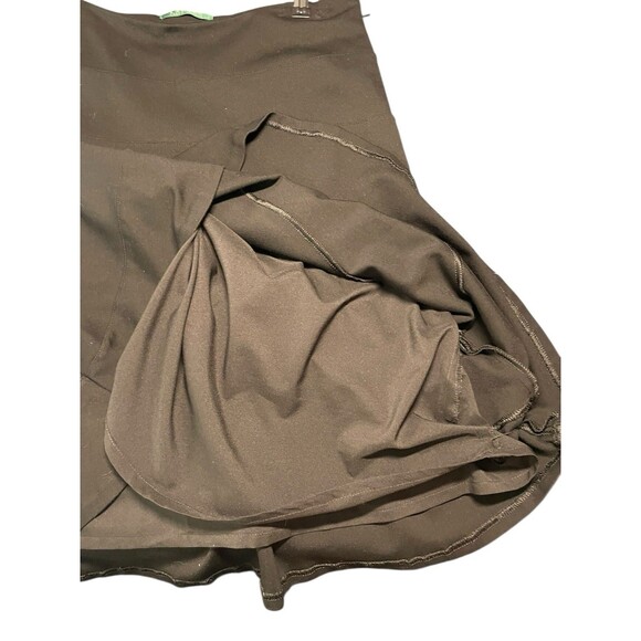 Lauren Ralph Lauren Black A-Line Viscose Skirt Women's Size 10 Capsule Office - Picture 7 of 9